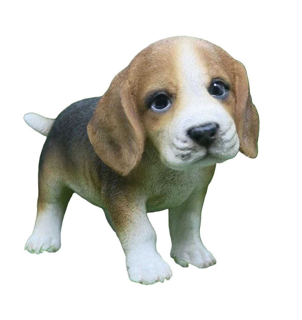 BEAGLE STANDING DOG ANIMAL GARDEN STATUE ORNAMENT FIGURINE SCULPTURE MEMORIAL