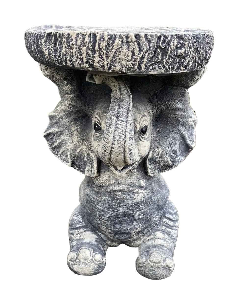 Elephant Pot Planter  Stand Seat Statue Concrete Garden Australian Made