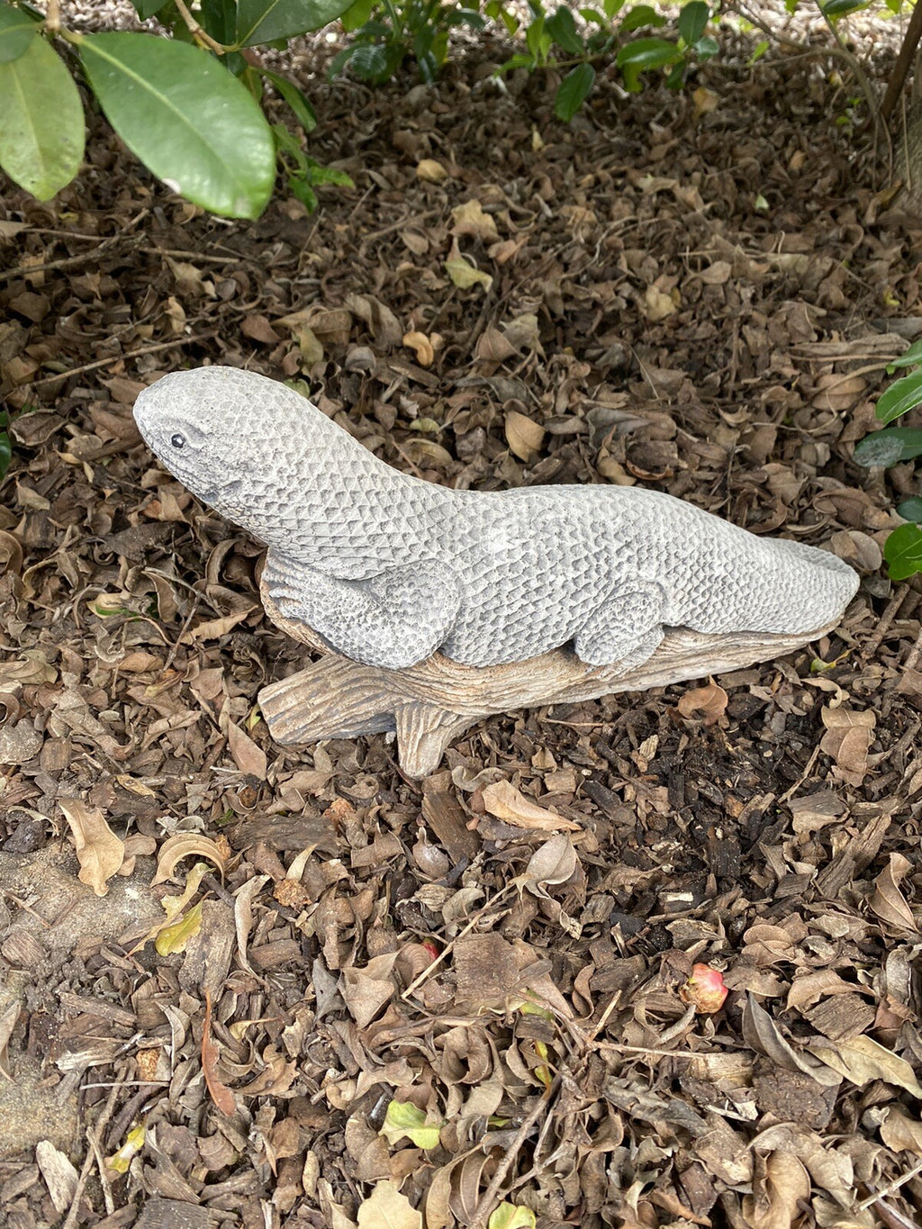 Grasslands Dragon Lizard Statue Ornament Animal Concrete Garden Australian Made