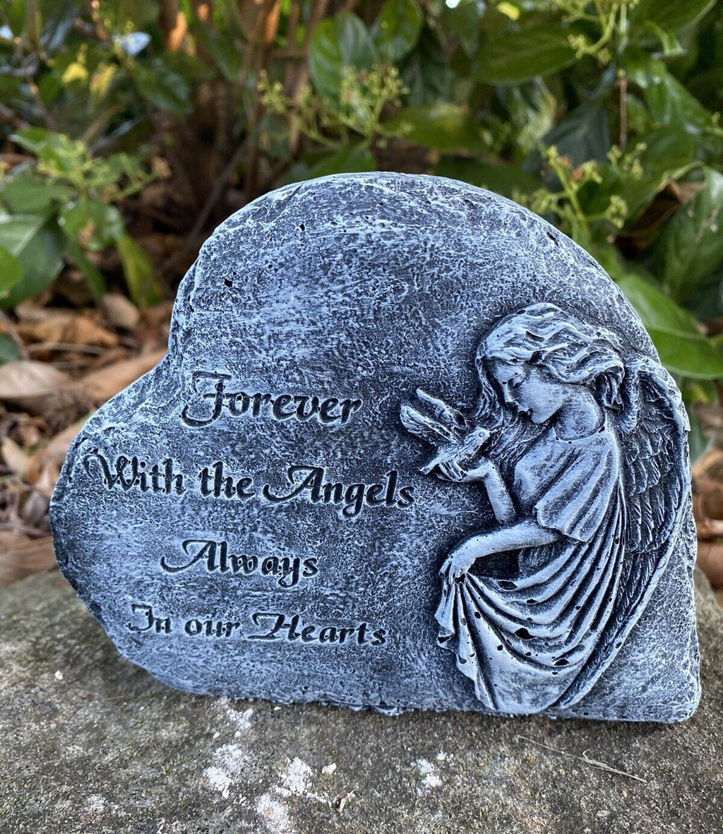 Angel Cemetery Memorial FOREVER WITH THE ANGELS ALWAYS IN OUR HEARTS Garden