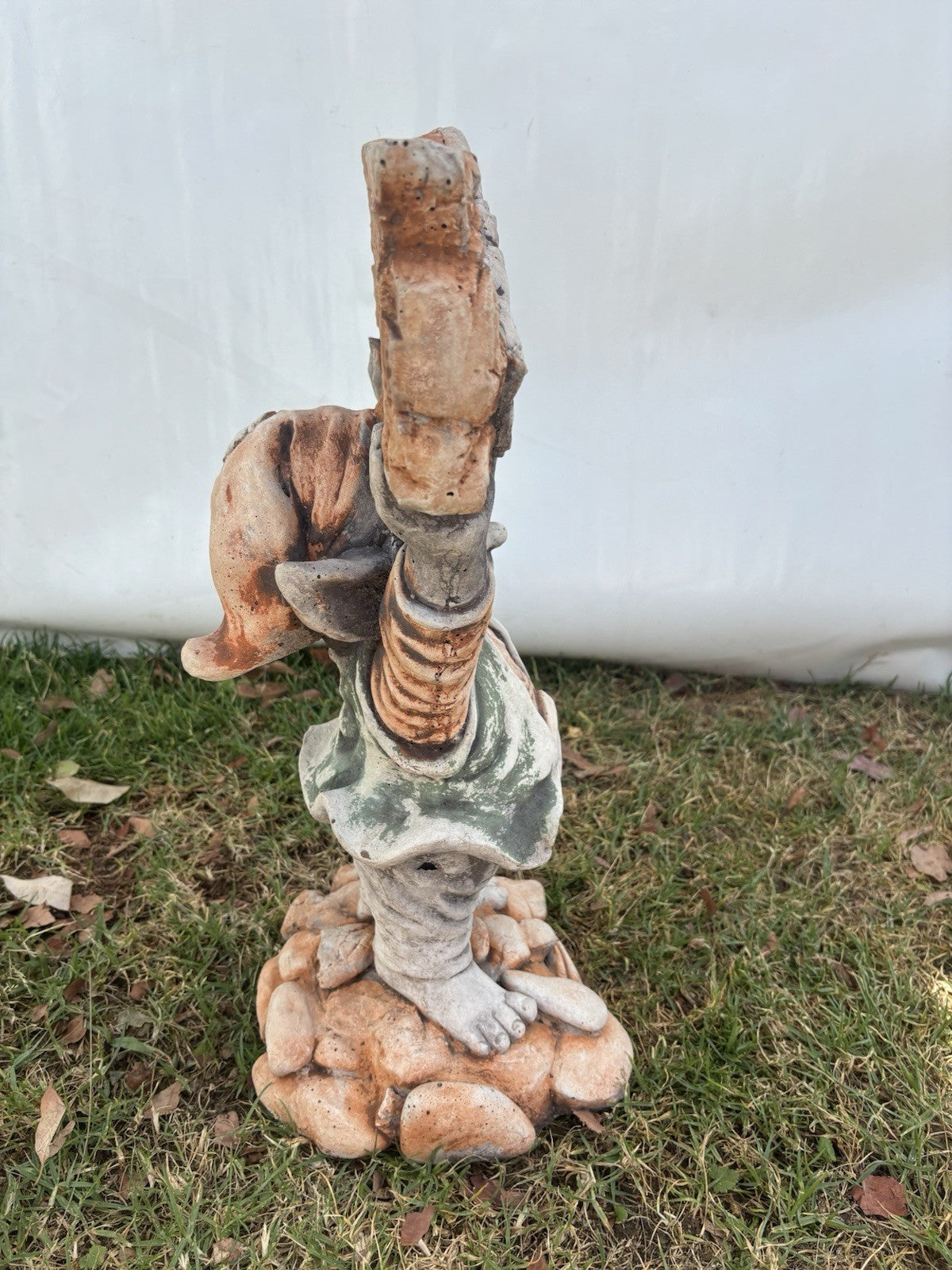 Piss Off Pixie Statue  Animal Concrete Garden Australian Made