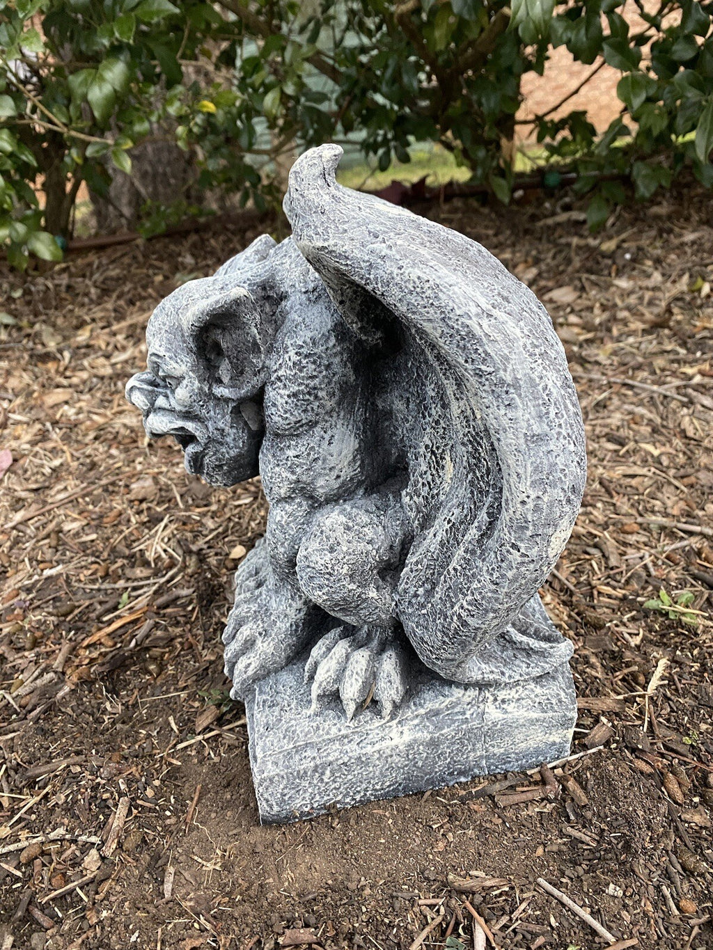 Gargoyle Statue Ornament Animal Concrete Cement Garden Australian Made