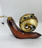 METAL GARDEN SNAIL ANIMAL GARDEN STATUE ORNAMENT FIGURINE GIFT