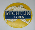 Michelin Tyre Man Cast Iron Circle Sign Plaque Man Cave Bar Pub  Garage