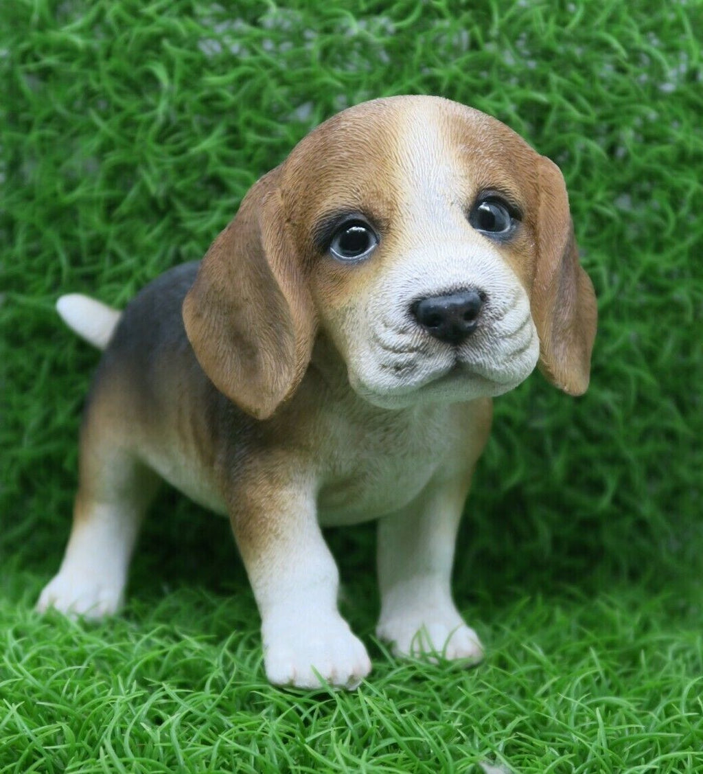 BEAGLE STANDING DOG ANIMAL GARDEN STATUE ORNAMENT FIGURINE SCULPTURE MEMORIAL