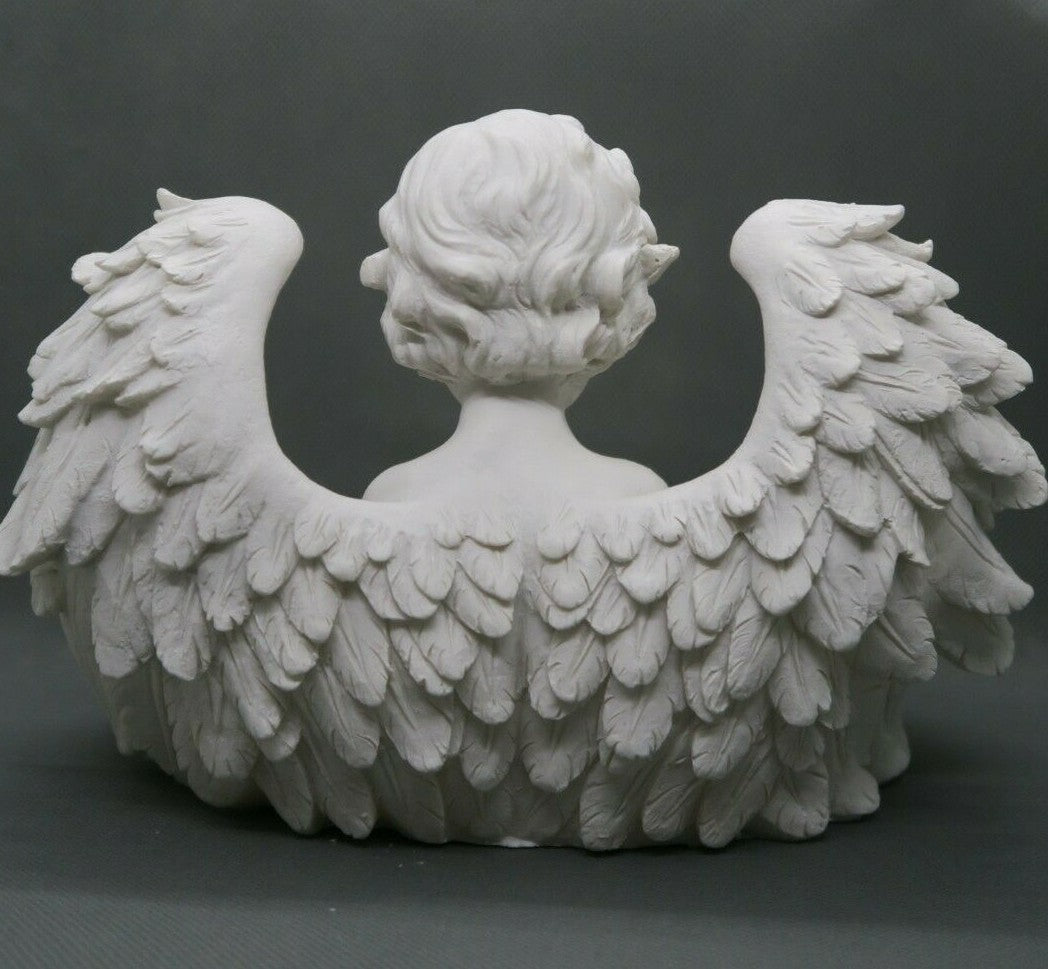 Memorial Praying Cherub Angel With 3 Tealight Tea Light Candle Holder Gift