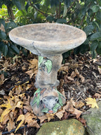 Bird Bath Possum With Gum Design - Pick up only