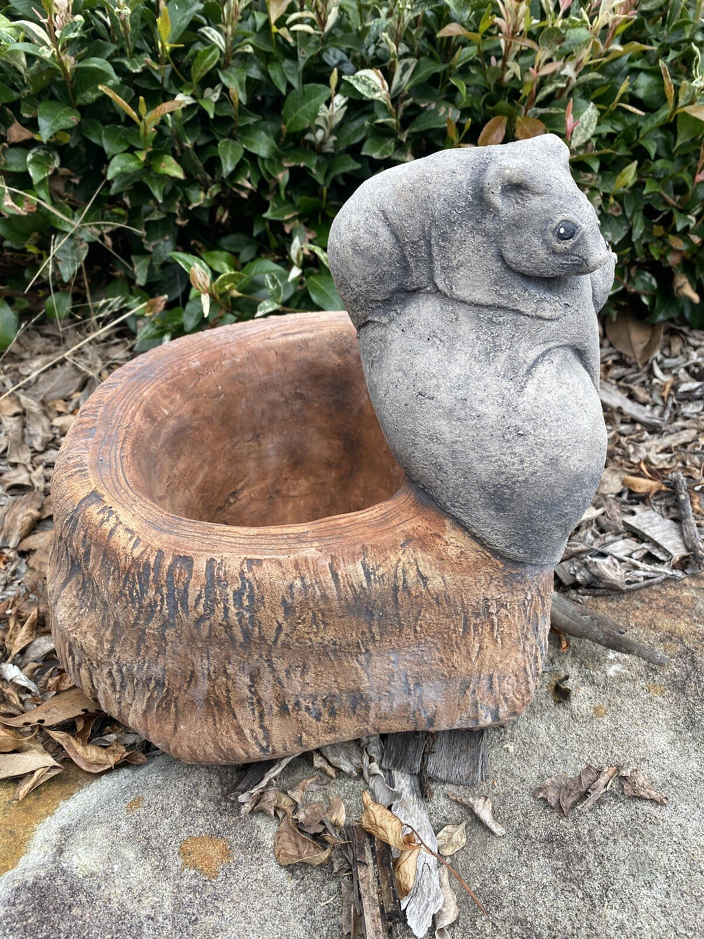 Possum Planter Garden Concrete Cement Garden Statue Australian Made