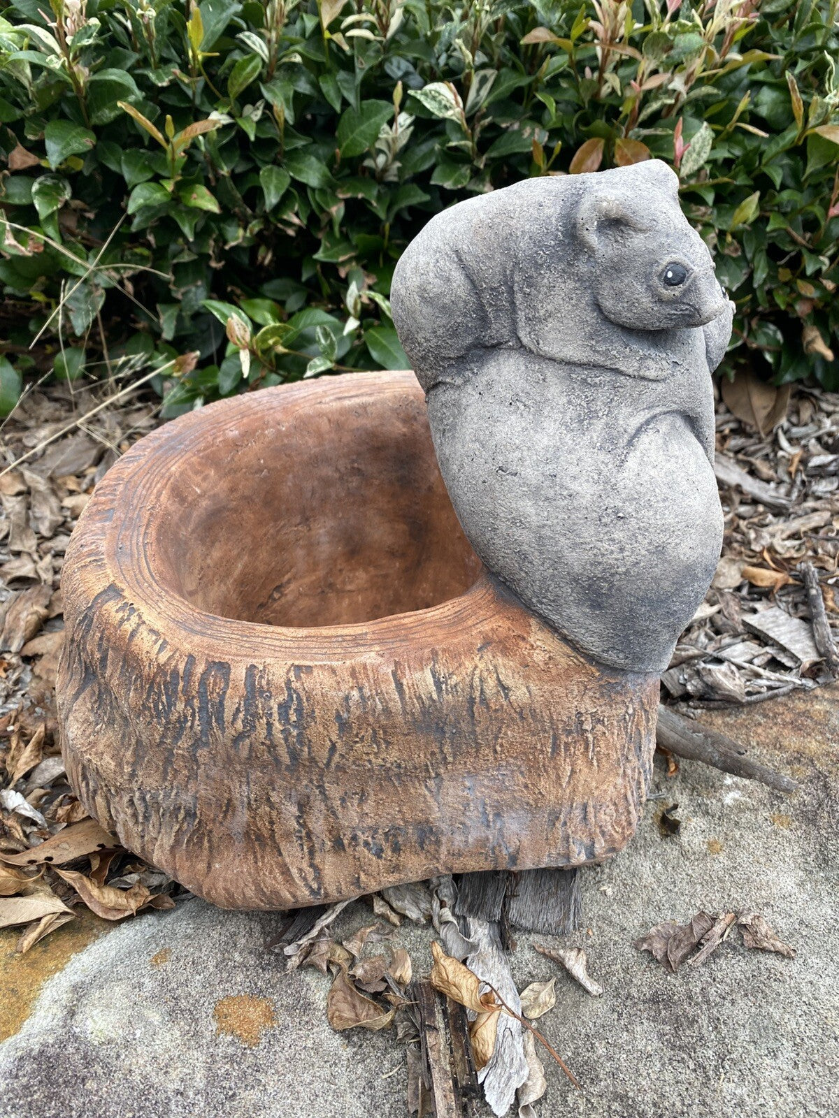 Possum Planter Garden Concrete Cement Garden Statue Australian Made