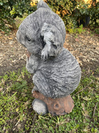 Koala On Branch Statue Ornament Animal Concrete Cement Garden Australian Made