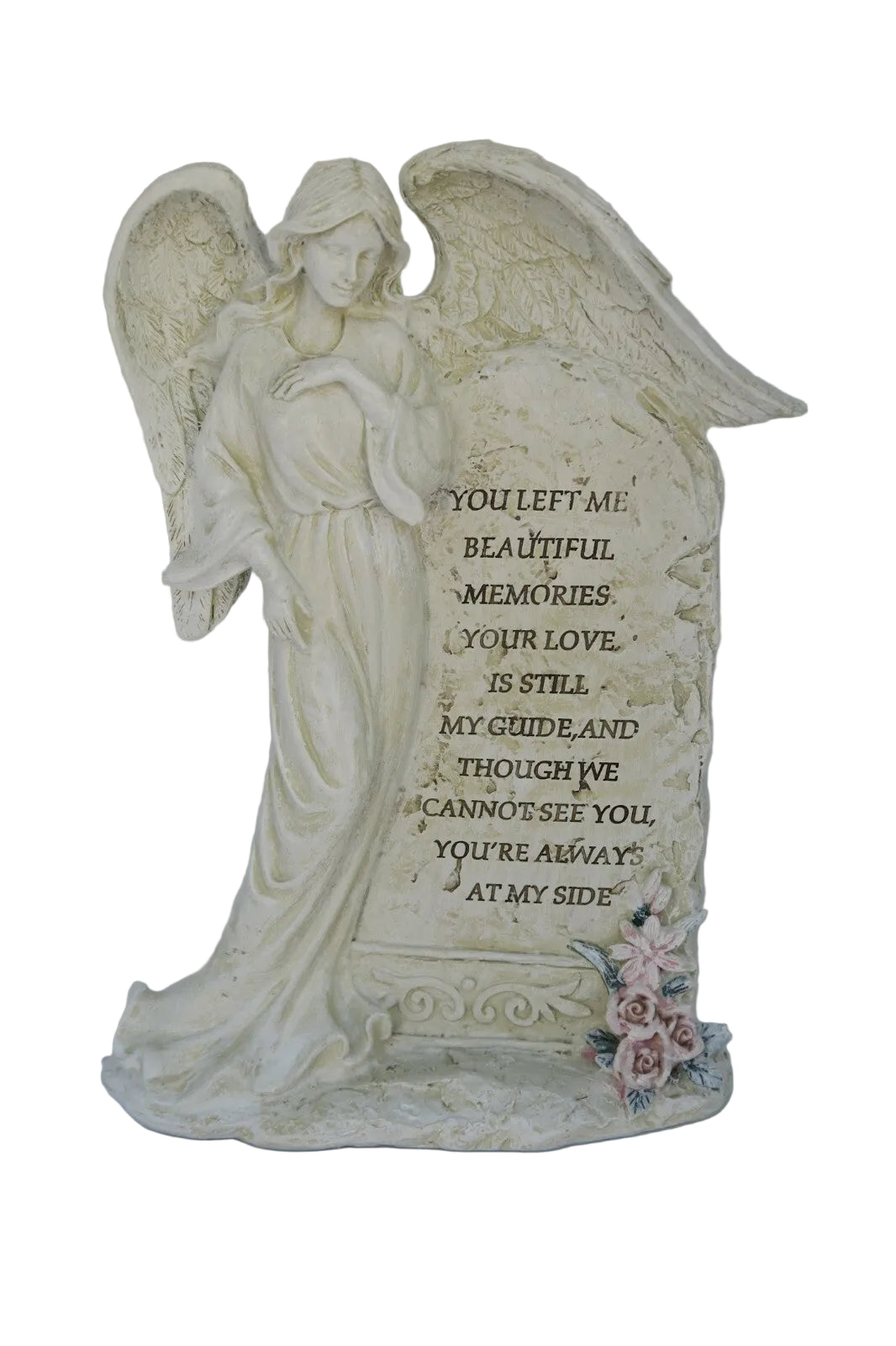 ❤️Memorial Cemetery Inspirational Angel Memories Statue Plaque Inscription❤️