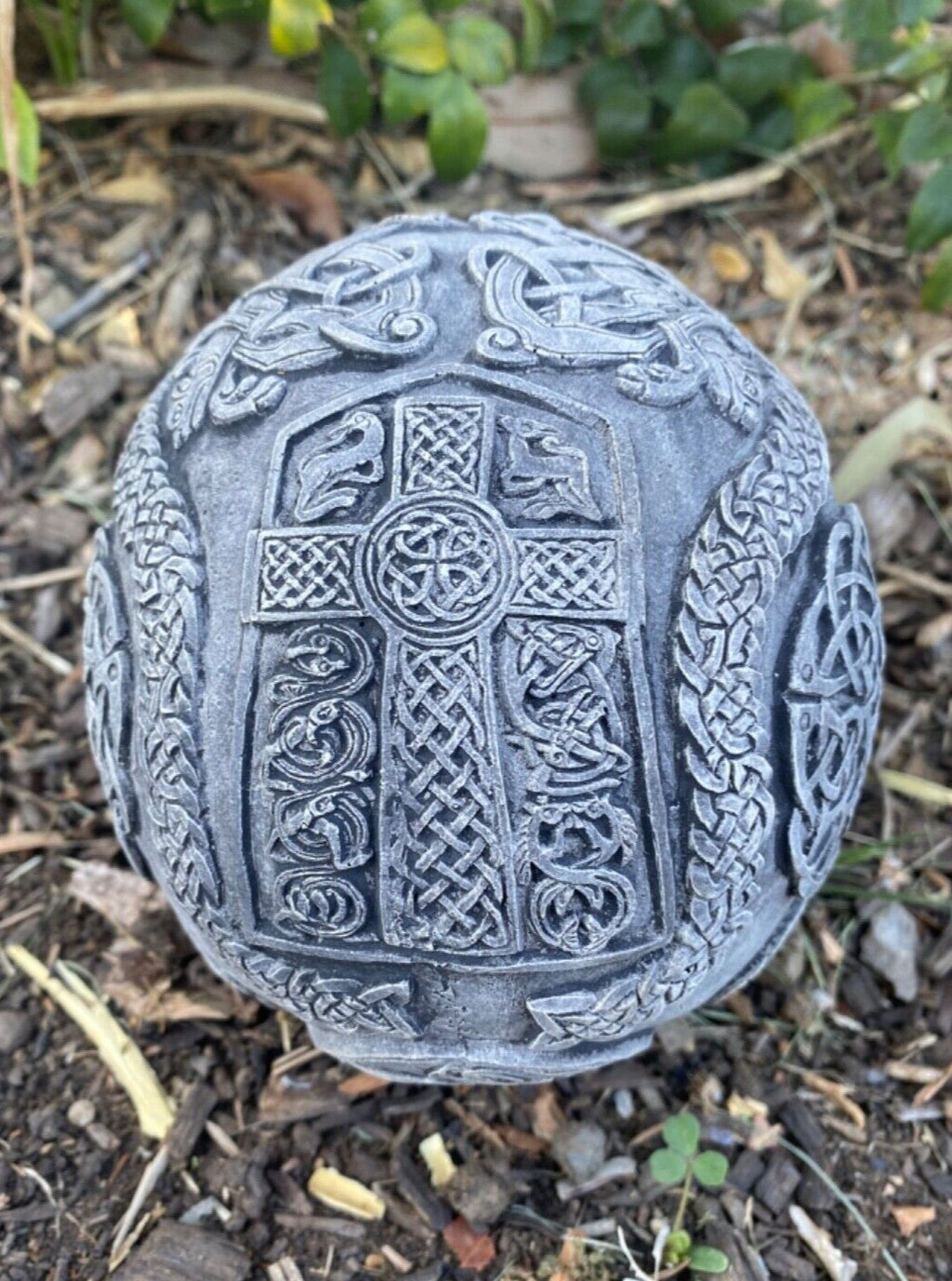 Skull Statue Ornament Animal Concrete Cement Garden Australian Made