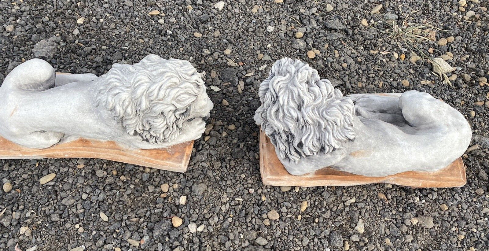 Guardian Lion Pair Statue Concrete Cement Garden Statue Australian Made