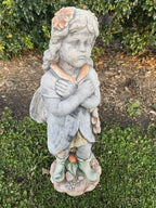 Flower Pixie Girl Garden Statue - Pick up Only