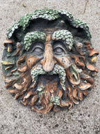 Tree Face Man Mushroom Hanging Concrete Cement Garden Statue Australian Made
