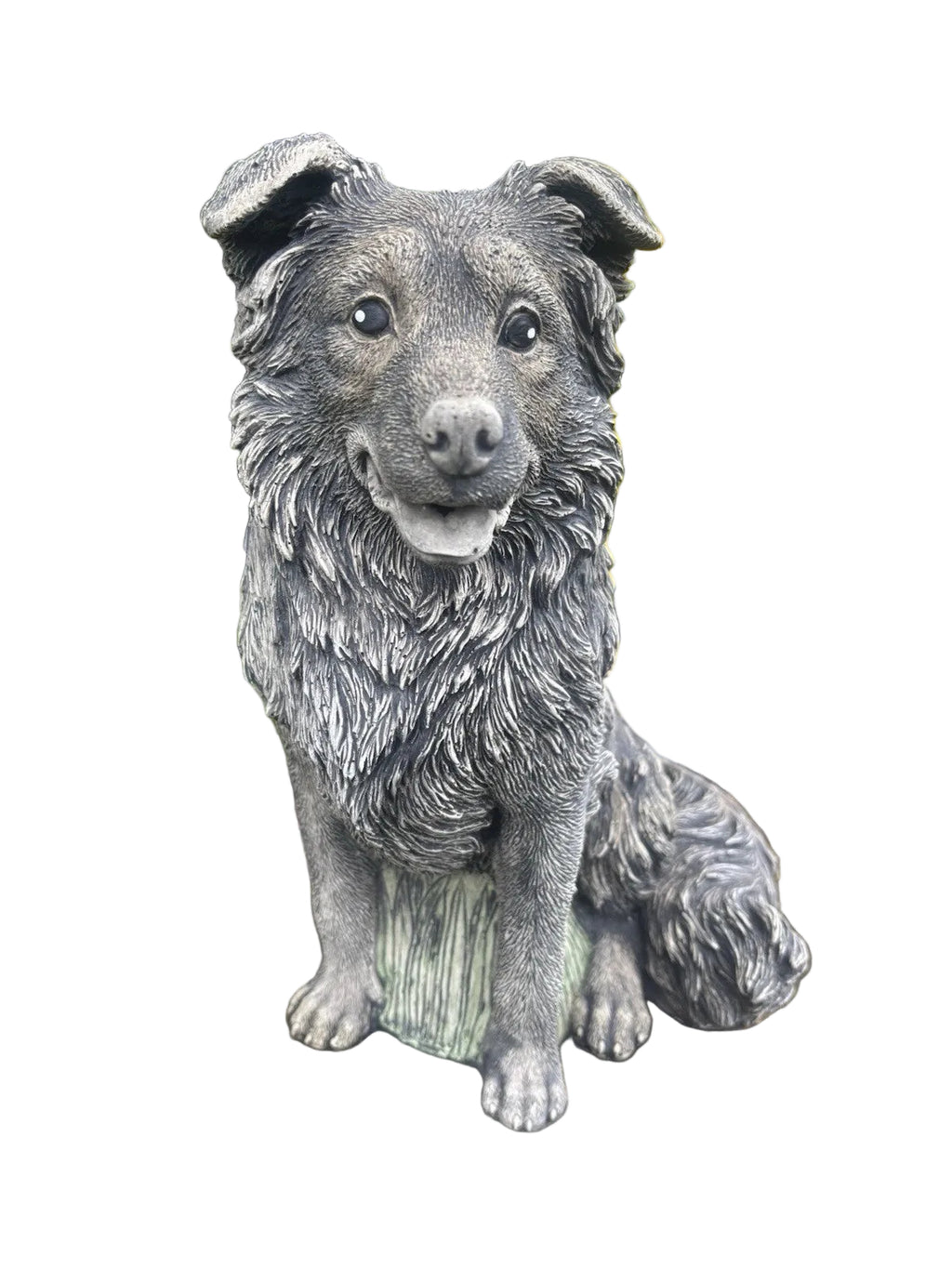 Concrete Border Collie Garden Dog Statue Ornament memorial - Australian Made