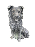 Concrete Border Collie Garden Dog Statue Ornament memorial - Australian Made