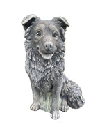 Concrete Border Collie Garden Dog Statue Ornament memorial - Australian Made