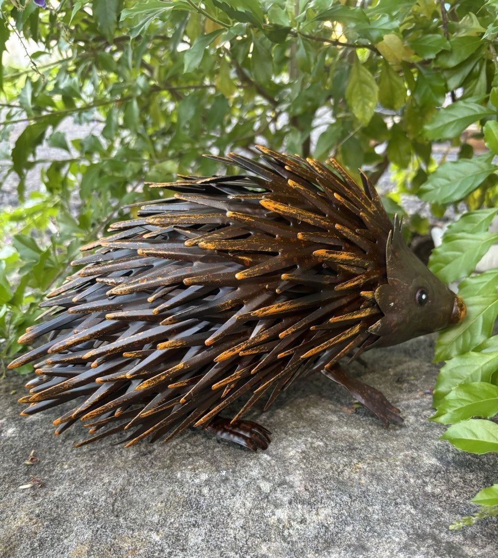 Metal Echidna Garden Ornament