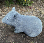 Wombat Statue Hairy Nose Ornament Animal Concrete Cement Garden Australian Made