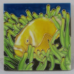 Australian Yellow Tip Clown fish wall art hang indoor/ outdoor - Garden plaque