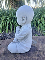 Buddha Monk Garden Statue Ornament Outdoor Decor 3 Styles Available