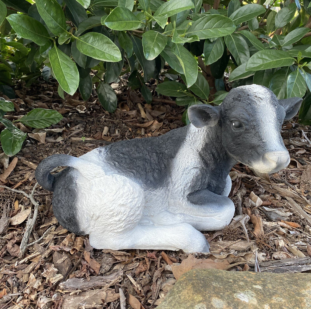 Holstein Friesian Dairy Cow Statue Ornament Farm Animal Concrete Australian Made