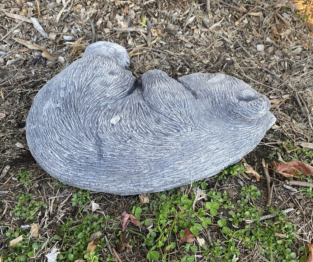 Australian Wombat Asleep Statue Ornament Animal Concrete Garden Australian Made