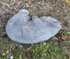 Australian Wombat Asleep Statue Ornament Animal Concrete Garden Australian Made