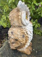 BARN OWL  GARDEN ~STATUE ~ ORNAMENT ~ FIGURINE ~ HOME DECOR