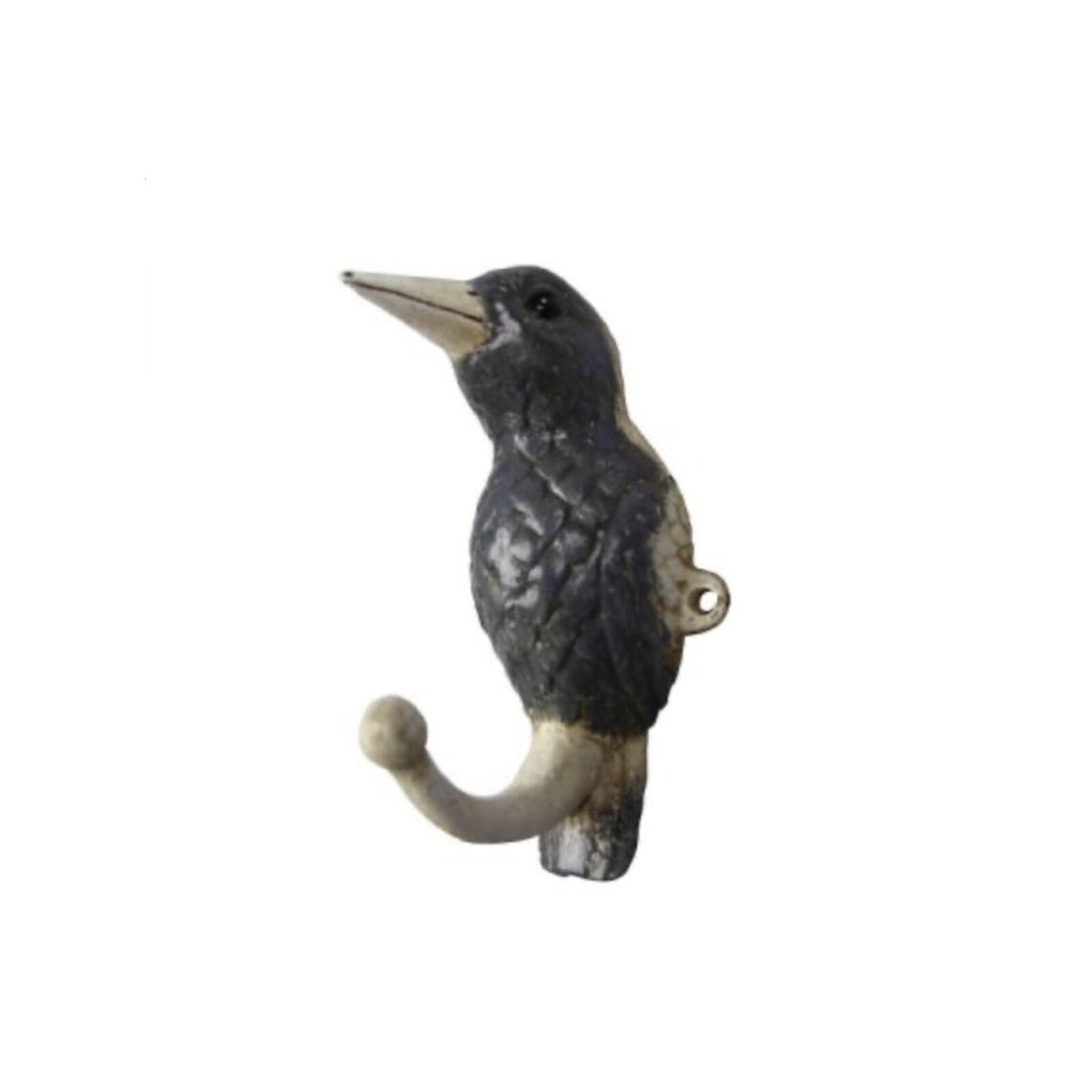 Cast Iron Bird Hook Clothes Hanger - Cockatoo Galah Magpie Rosella Kookaburra