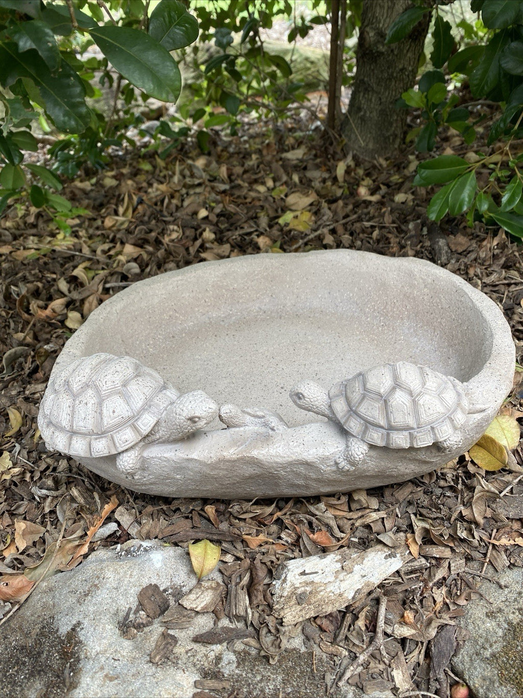 Turtle Design Bird Bath Bee Water Station