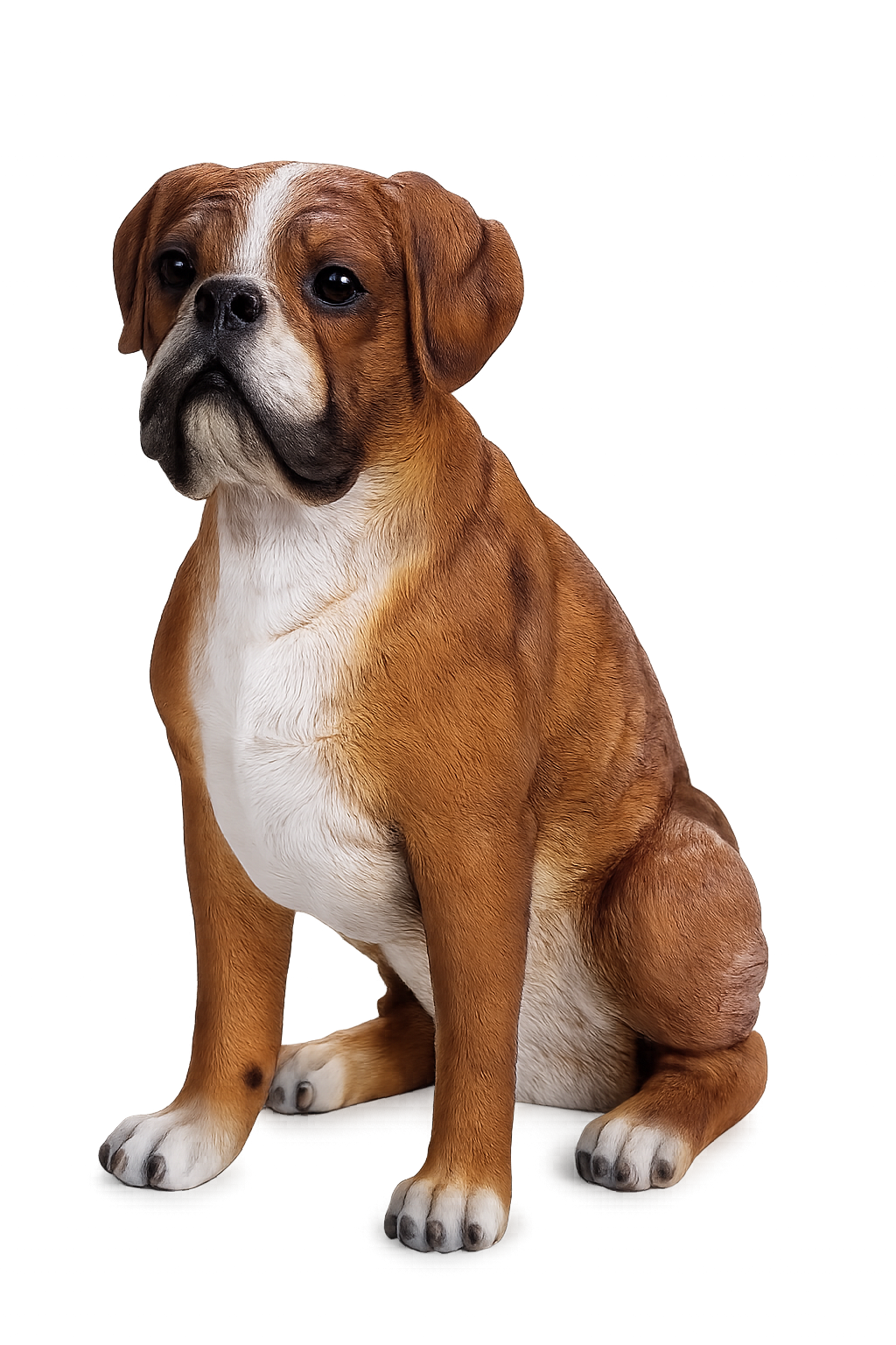 BOXER PUPPY DOG ANIMAL MEMORIAL GARDEN STATUE ORNAMENT FIGURINE HOME DECOR