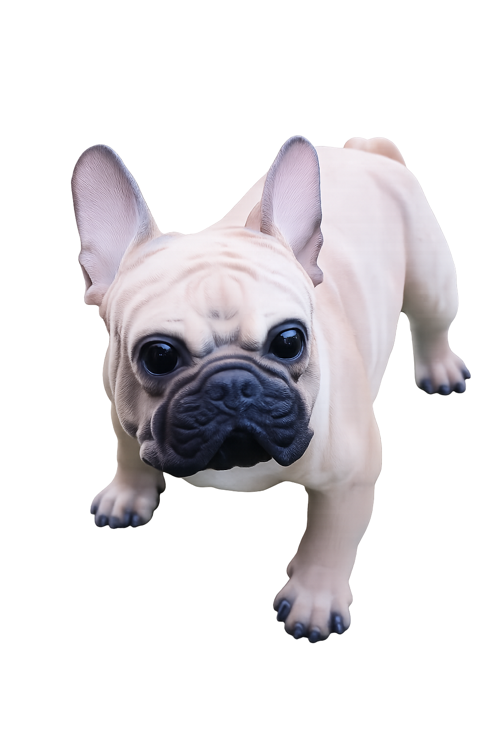 French Bulldog Statue Dog Doggy Memorial Ornament Frenchie Home Decor Brown