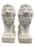 Guardian Lion Pair Statue Garden Statue  75cm Pick Up Only