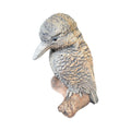 Kookaburra Bird On A Log  Statue Ornament Animal Concrete Garden Australian Made