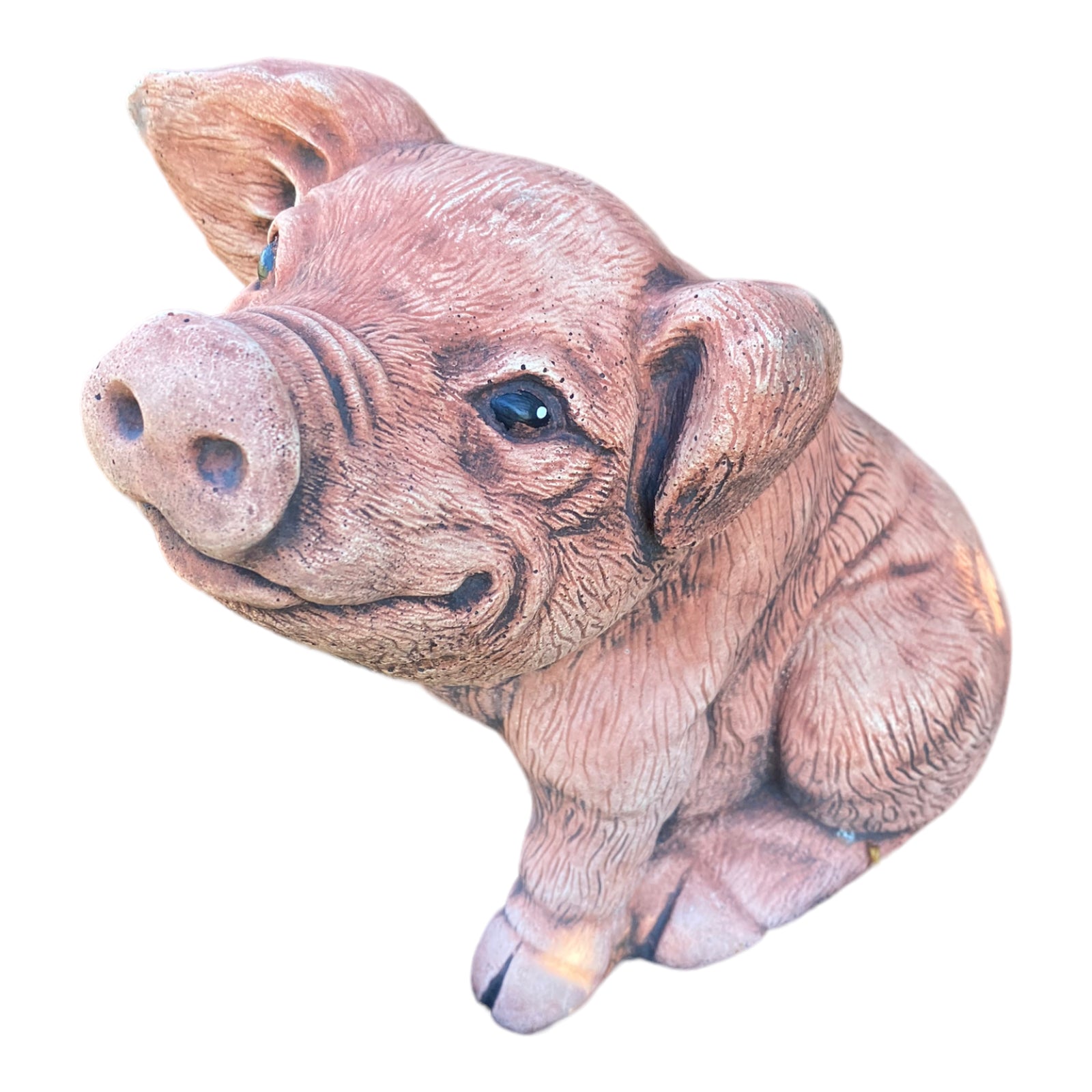 Pig Piglet Statue Farm Ornament Animal Concrete Garden Australian Made