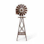 22nice4me Garden Statues rustic metal Southern Cross windmill garden ornament standing 2.3 metres tall