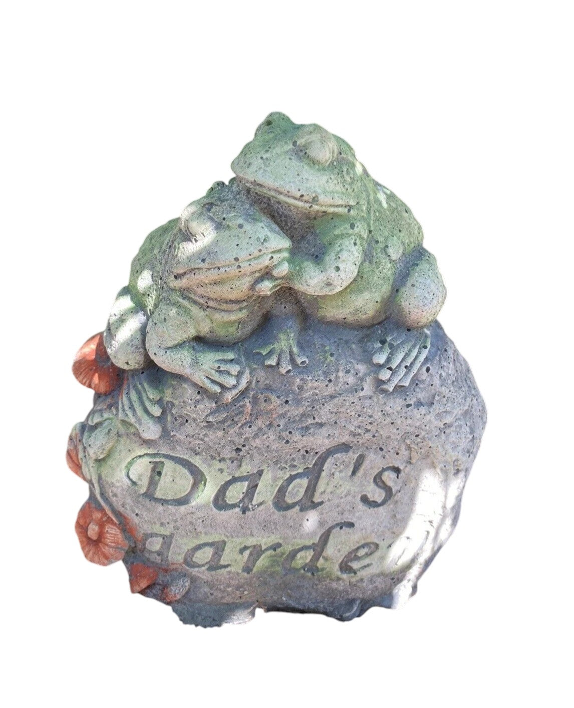 Dads Garden Statue Plaque Animal Concrete Cement Garden Statue Australian Made