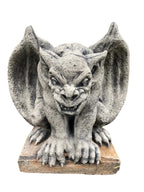Gargoyle Garden Statue Medieval Ornament Animal Concrete Australian Made Grey