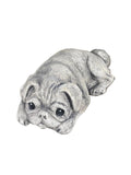 Concrete laying Pug garden statue outdoor cement dog ornament Australia