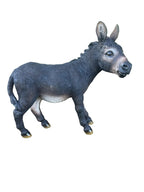 22nice4me Garden Statues resin donkey figure with realistic grey fur and hand-painted details for indoor or outdoor use