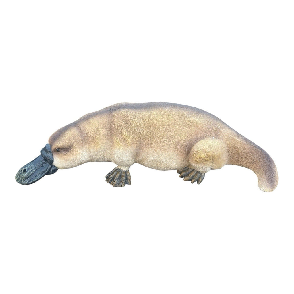 22nice4me Garden Statues resin platypus ornament with realistic hand-painted details for indoor or outdoor decor