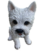 WESTIE WEST HIGHLAND TERRIER PUPPY DOG ANIMAL MEMORIAL GARDEN STATUE ORNAMENT