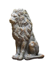 Lion Statue Guardian Garden Ornament Sculpture Chinese Feng Shu Antique 53cm